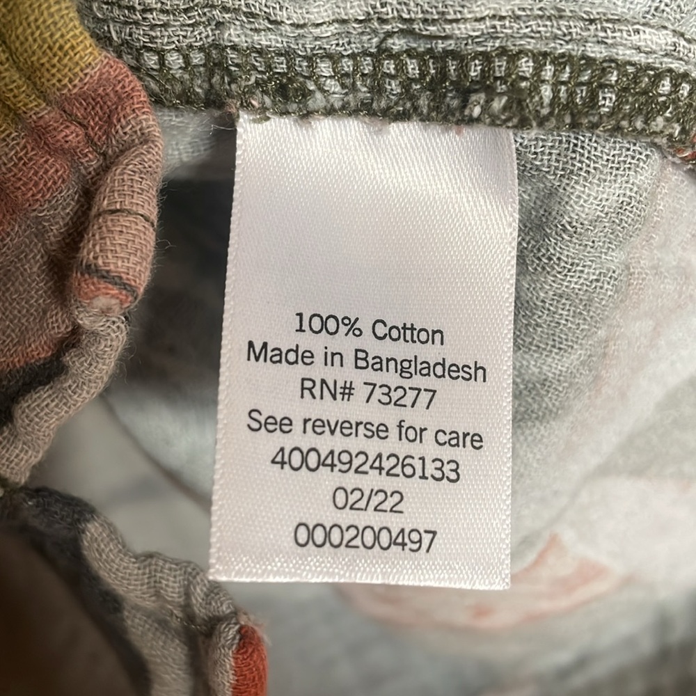 Sonoma Cotton Button Down Blouse - Picture 5 of 6